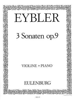Eybler, Joseph: 3 Sonaten  op. 9
