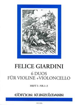 Giardini, Felice: 6 Duos für Violine und Violoncello