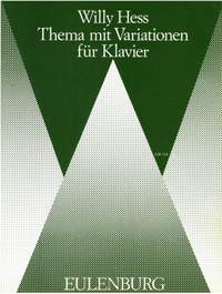 Hess, Willy: Thema mit Variationen  op. 18