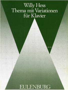 Hess, Willy: Thema mit Variationen  op. 18