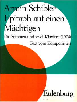 Schibler, Armin: Epitaph auf einen Mächtigen