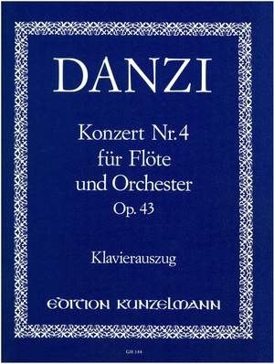 Danzi, Franz: Konzert Nr. 4 für Flöte D-Dur op. 43