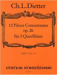 Dietter, Christian Ludwig: Pièces Concertantes  op. 26/1-3