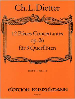 Dietter, Christian Ludwig: Pièces Concertantes  op. 26/1-3
