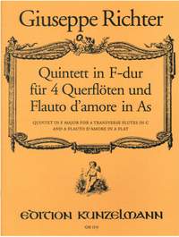 Richter, Giuseppe: Quintett F-Dur