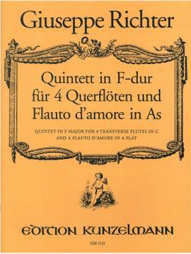 Richter, Giuseppe: Quintett F-Dur