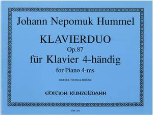 Hummel, Johann Nepomuk: Klavierduo  op. 87