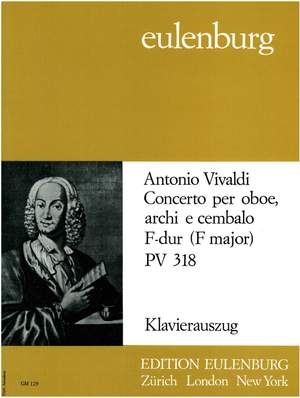 Vivaldi, Antonio: Konzert für Oboe F-Dur PV 318