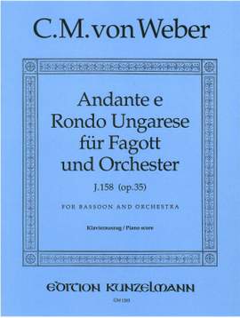 Weber, Carl Maria von: Andante e Rondo Ungarese c-Moll op. 35 J. 158
