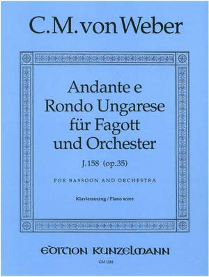 Weber, Carl Maria von: Andante e Rondo Ungarese c-Moll op. 35 J. 158