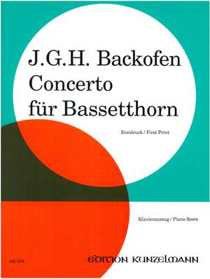 Backofen, Johann Georg Heinrich: Konzert für Bassetthorn