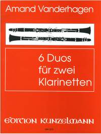 Vanderhagen, Amand: 6 Duos für 2 Klarinetten