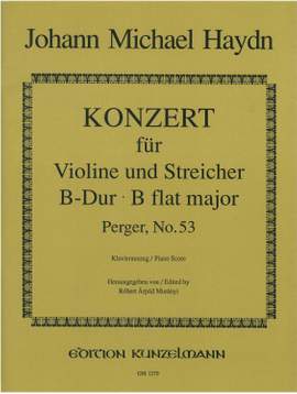 Haydn, Michael: Konzert für Violine B-Dur Perger Nr. 53