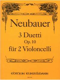 Neubauer, Franz: 3 Duetti  op. 10