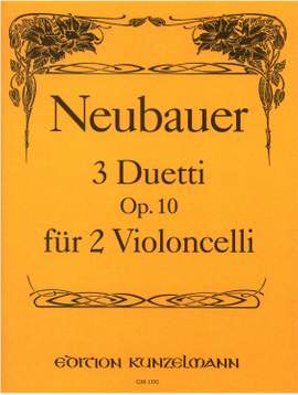 Neubauer, Franz: 3 Duetti  op. 10