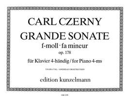 Czerny, Carl: Grande Sonate f-Moll op. 178 f-Moll