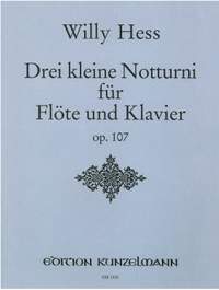Hess, Willy: 3 kleine Notturni  op. 107