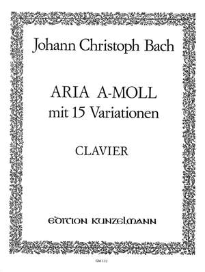 Bach, Johann Christoph: Aria mit 15 Variationen a-Moll