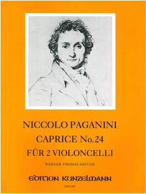 Paganini, Niccolò: Caprice Nr. 24 für 2 Violoncelli