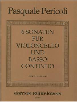 Pericoli, Pasquale: 6 Sonaten für Violoncello