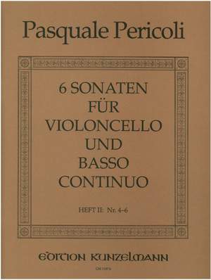 Pericoli, Pasquale: 6 Sonaten für Violoncello