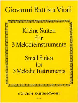 Vitali, Giovanni Battista: Kleine Suiten für 3 Melodieinstrumente