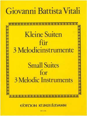Vitali, Giovanni Battista: Kleine Suiten für 3 Melodieinstrumente