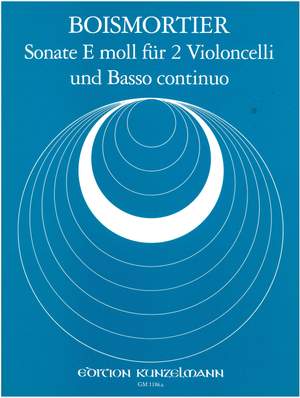 Boismortier, Joseph Bodin de: Sonate e-Moll op. 37/2
