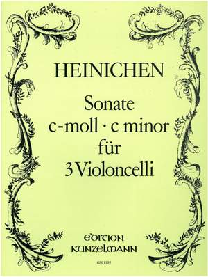 Heinichen, Johann David: Sonate c-Moll