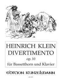 Klein, Heinrich: Divertimento  op. 10