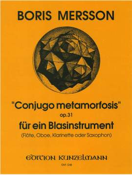 Mersson, Boris: Conjugo metamorfosis  op. 31