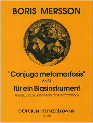 Mersson, Boris: Conjugo metamorfosis  op. 31