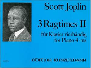 Joplin, Scott: 3 Ragtimes für Klavier vierhändig