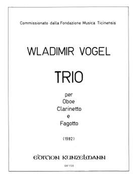 Vogel, Wladimir: Trio für Oboe, Klarinette und Fagott