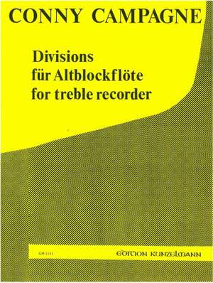 Campagne, Conny: Divisions für Alt-Blockflöte