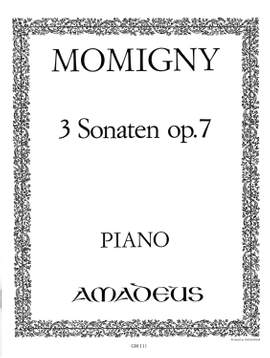 Momigny, Jérôme-Joseph de: 3 Sonaten  op. 7