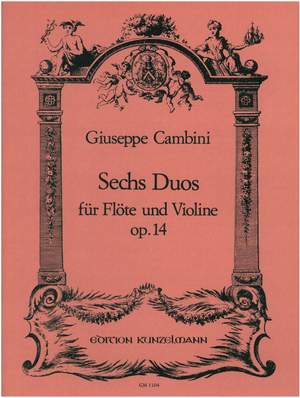 Cambini, Giovanni Giuseppe: 6 Duos  op. 14