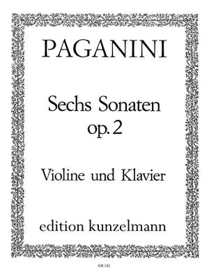 Paganini, Niccolò: 6 Sonaten  op.2