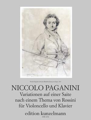 Paganini, Niccolò: Variationen auf einer Seite nach einem Thema von Rossini