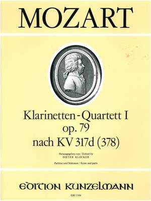 Mozart, Wolfgang Amadeus: Klarinetten-Quartett Nr. 1  op. 79 KV 317d (378)