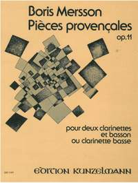 Mersson, Boris: Pièces provencàles  op. 11