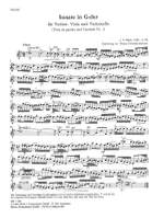 Bach, Johann Sebastian: 2 Sonaten für Violine, Viola und Violoncello Product Image