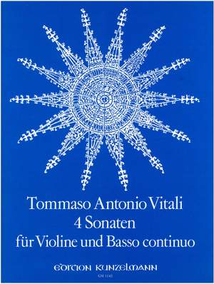 Vitali, Tommaso Antonio: 4 Sonaten für Violine