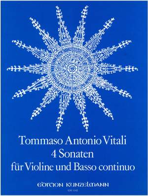 Vitali, Tommaso Antonio: 4 Sonaten für Violine