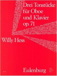 Hess, Willy: Drei Tonstücke für Oboe und Klavier  op. 71