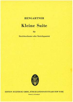 Hengartner, Max: Kleine Suite für Streicher