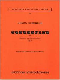 Schibler, Armin: Concertino für Klarinette  op. 49