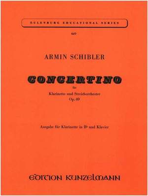 Schibler, Armin: Concertino für Klarinette  op. 49