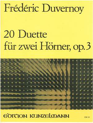 Duvernoy, Frédéric: Duette für 2 Hörner  op. 3