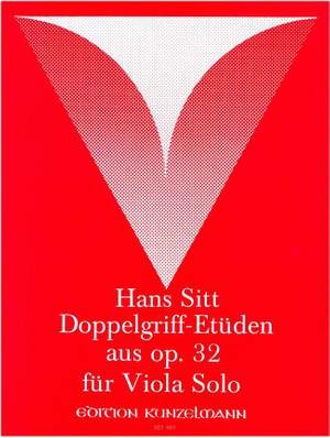 Sitt, Hans: Doppelgriff-Etüden für Viola  op. 32